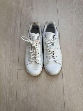 adidas x Stan Smith White Sneakers Halo-graphic Accent